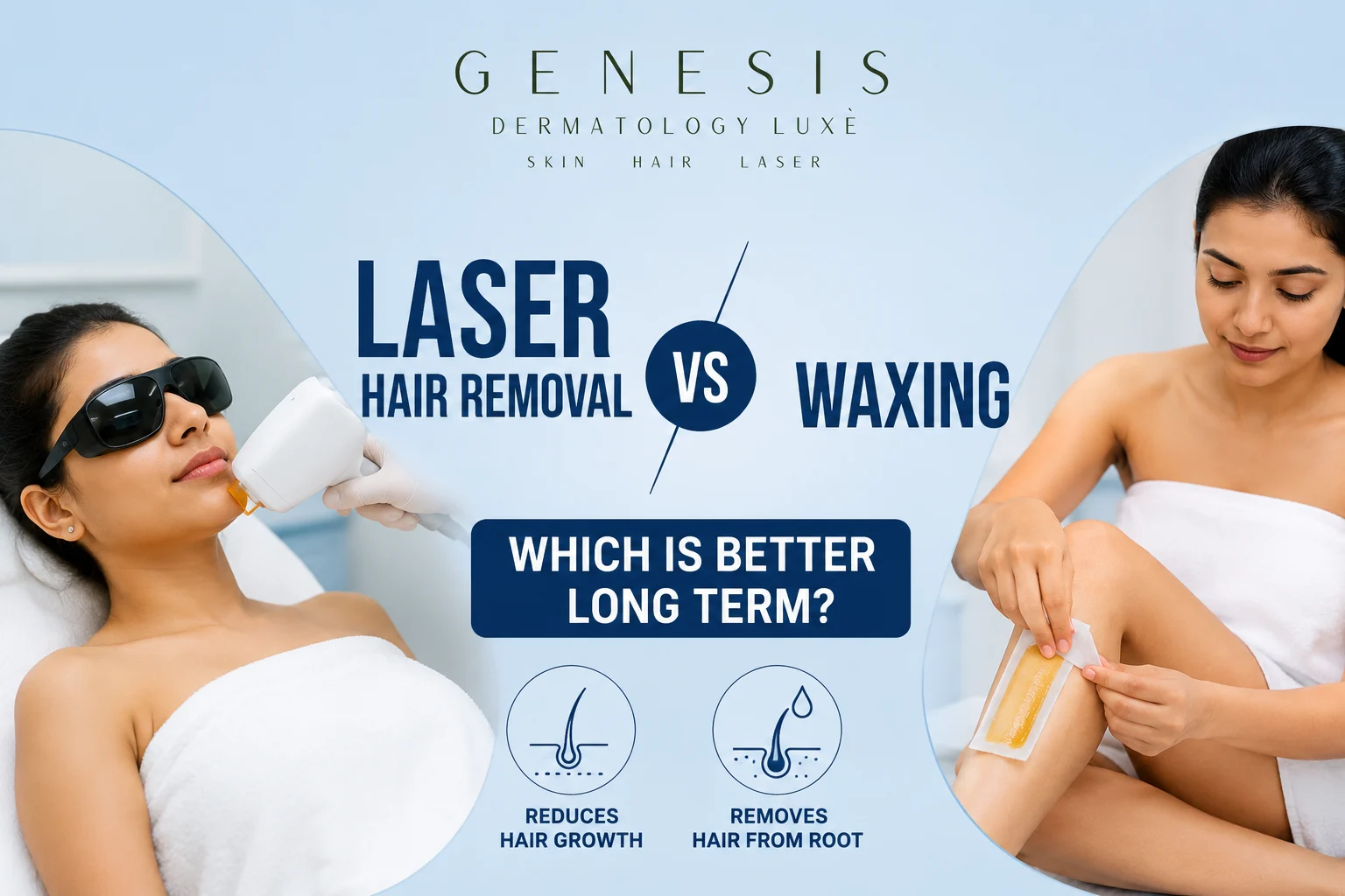 Laser Hair Removal vs Waxing. Which Is Better Long Term? permanent hair reduction treatment coimbatore